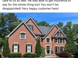 Customer review of new roof installation