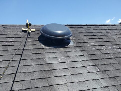 signs of an aged roof ventilation system